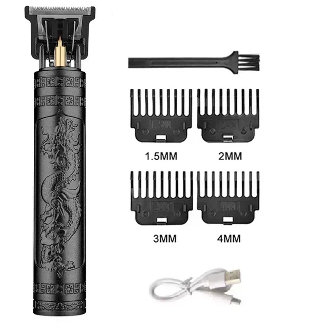 T9 Hair Clipper Beard Shaving Body Hair Trimmer Clippers Electric Hair Cutting Machine Barber Men Trimmer Shaver: green