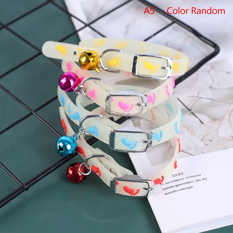 Lichtgevende hondenhalsband met bellen, lichtgevende kattenhalsband, lichtgevende hondenhalsband: Grijs