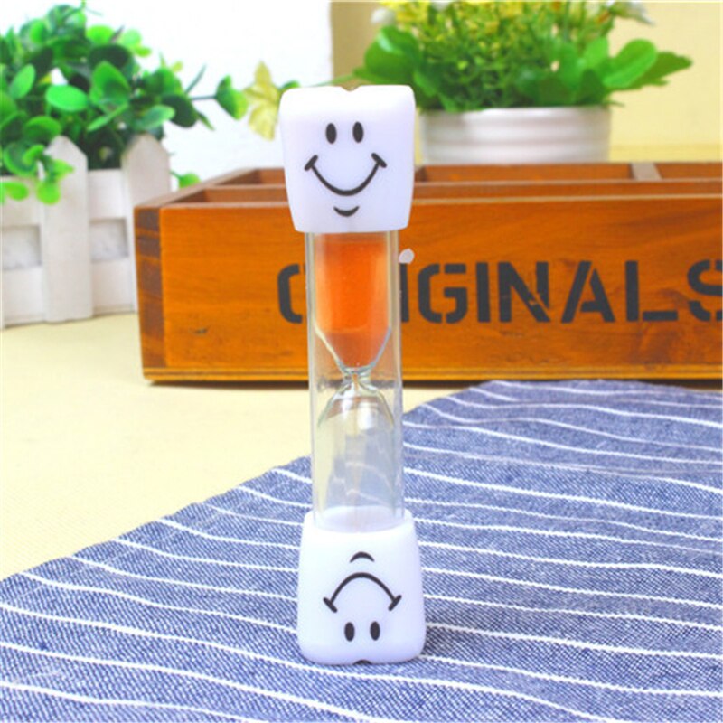 Children Kids Sandglass Toys Tooth Brushing Timer 3 Minutes Smiling Face Sandglass Hourglass Timer Toy Chronograph reminder toys