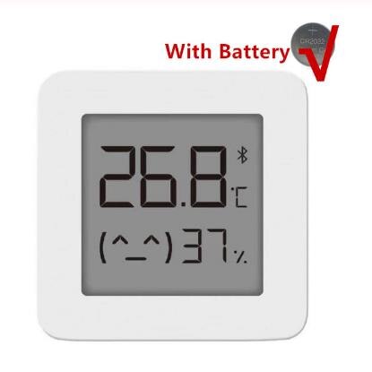 Xiaomi-termómetro Digital Mijia 2 con Bluetooth, higrómetro inteligente inalámbrico con pantalla LCD, Sensor de humedad y temperatura: 1 PCS