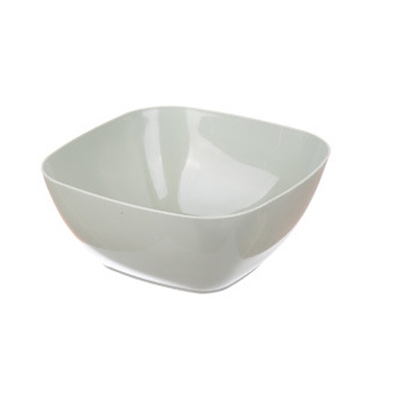 Bandeja cuadrada de plástico para fruta, plato para ensalada de dulces, cuenco, cesta, 3 colores, #4g20