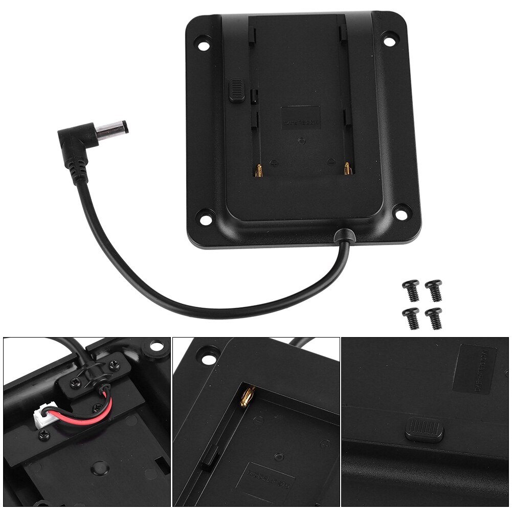 til vesa batteri kamera adapter tallerken til sony np -f970 f550 f770 f970 f960 f750 batterier lader tilbehør plast og metall