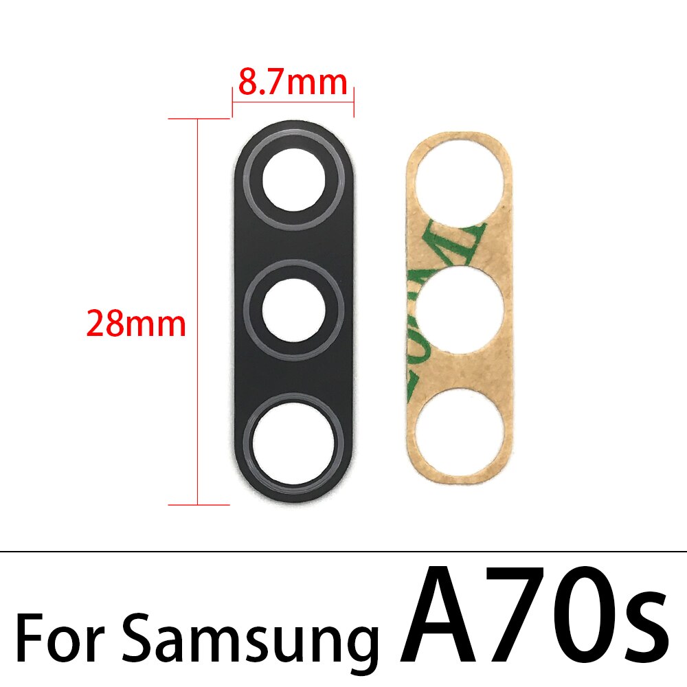 2pcs/lot Camera Glass Lens Back Rear Camera Glass Lens with Glue For Samsung S8 S9 Plus S10e S10 5G S20 Ultra Note 8 9 10 Lite: S8 Plus