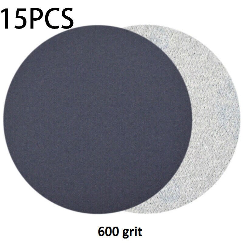 3Inch Sandpaper Discs 40pcs 75mm Hook And Loop Polish Round Silicon Carbide Wet / Dry