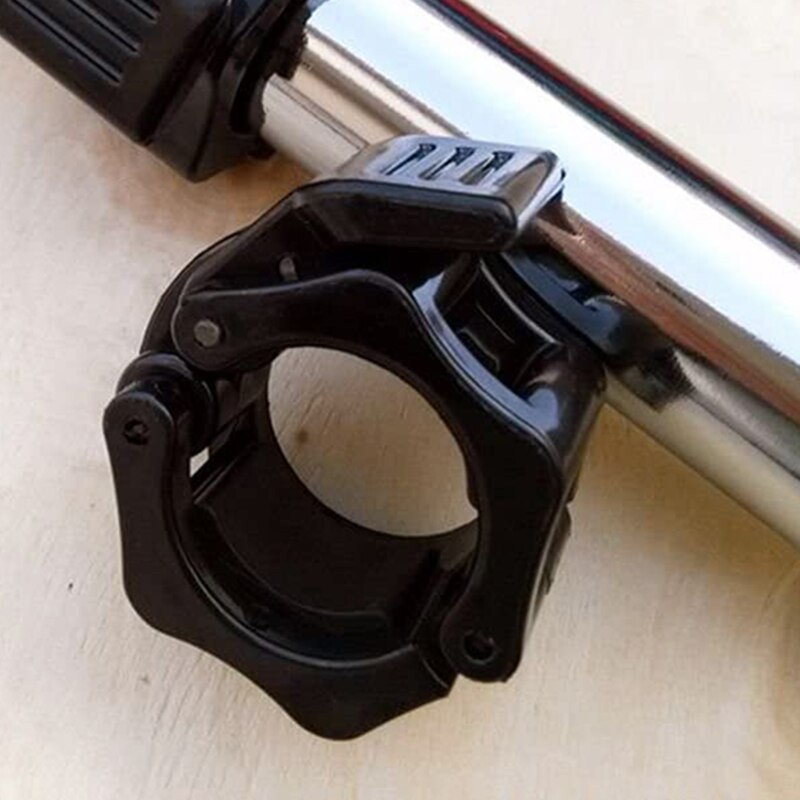 Olympic Size Barbell Collar Locks 28mm Bar Clamp Crossfit Weight Lifting Quick Release Lock Jaw, 1 Pair