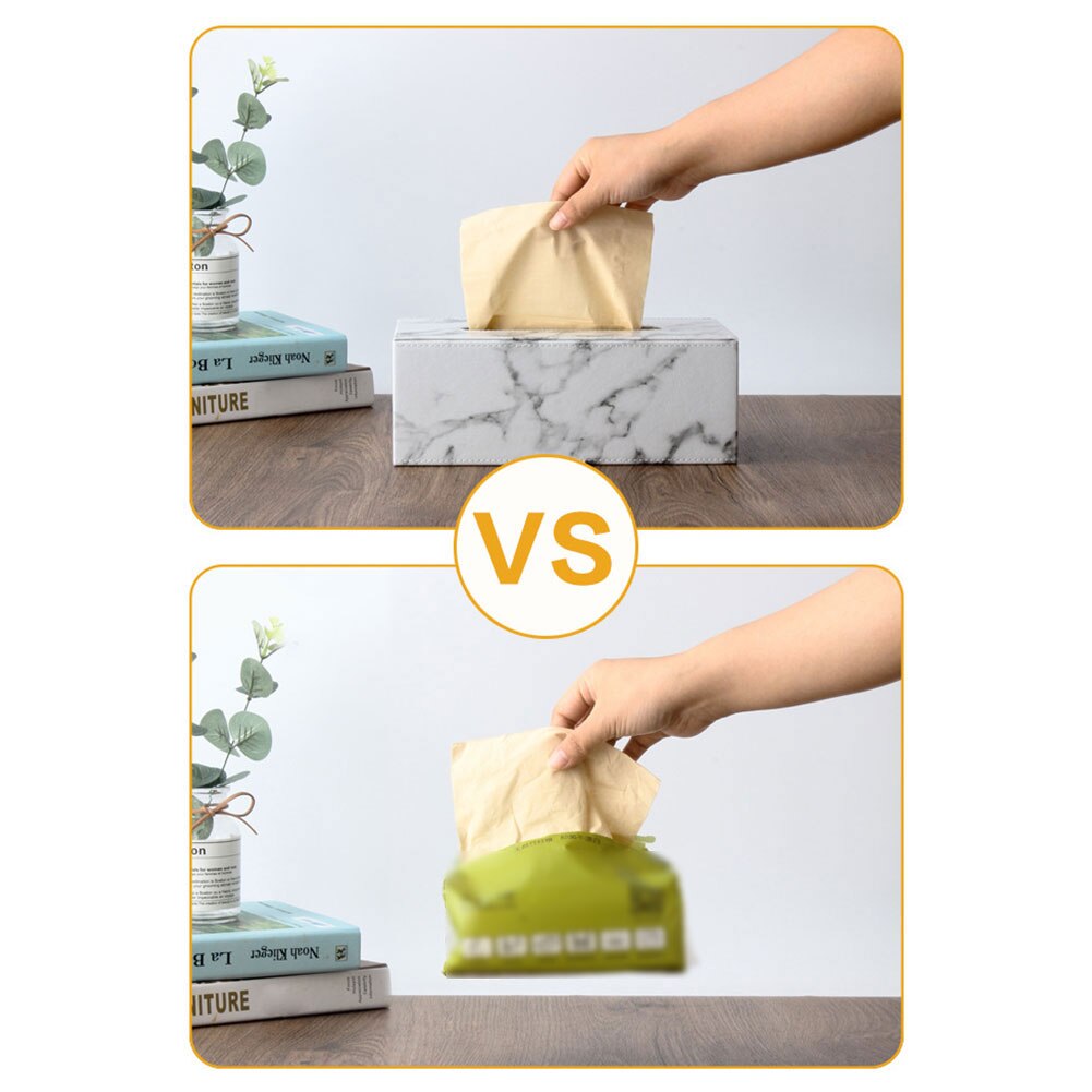 Tissue Doos Houder Marbling Inkt Lederen Servet Storage Case Rechthoekige Papier Case Voor Cosmetische Weefsels Desktop Opslag Rekken