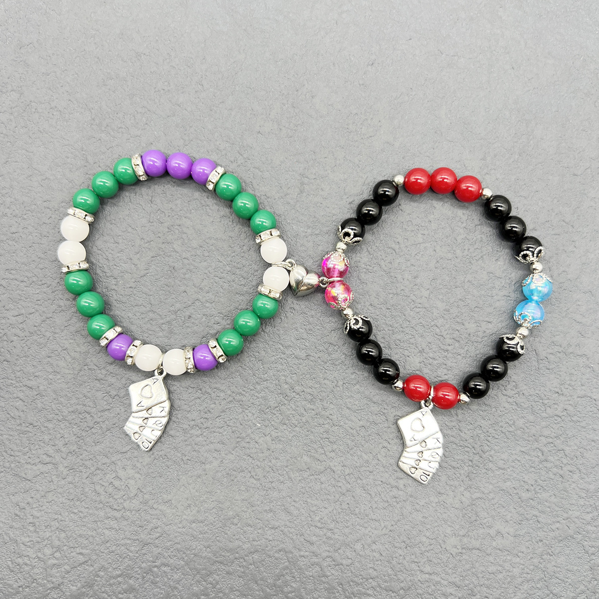 2pcs/set Couple Beads Bracelet Tv Girl Matching Bracelets Who Really Cares Album Inspired Bracelets Friends Jewelry