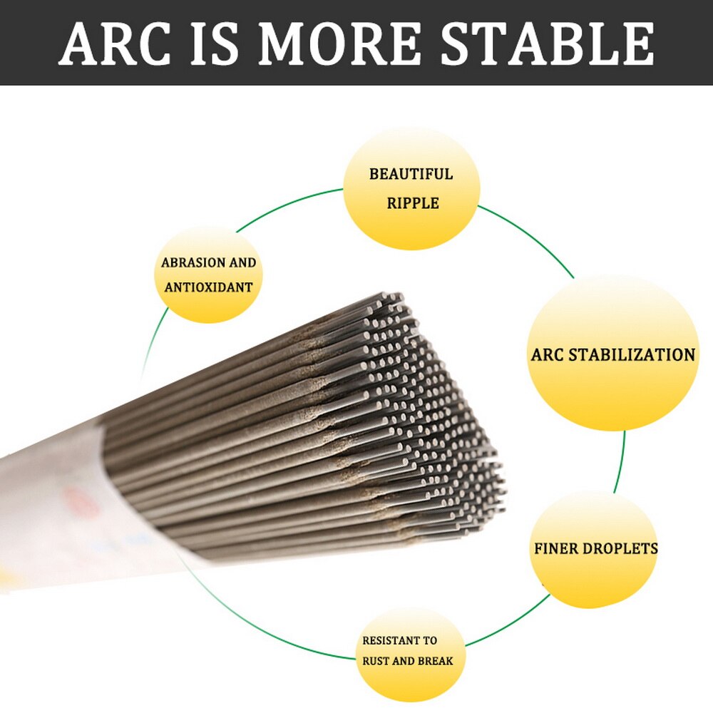 Welding Rods 1.6mm / 1.8mm / 2.0mm Stainless Steel Welding 304 Rods Long Welding Tool Arrivals 10/20/50Pcs