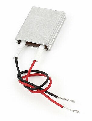 Termostato de aluminio PTC, temperatura constante 25x20x5mm 12V 60C