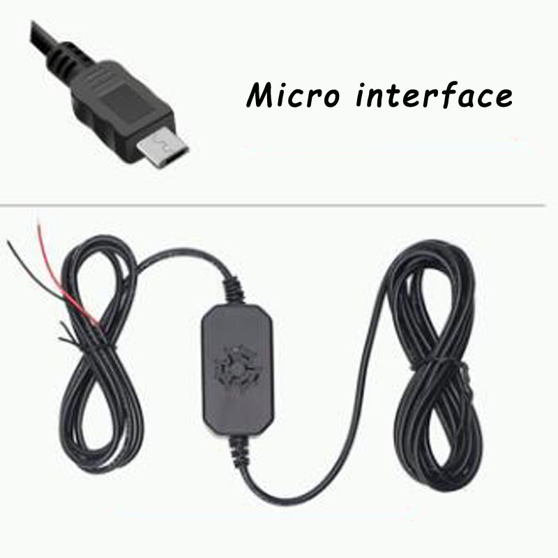 Driving Recorder Buck Line Power Po 12V to 5V 1.5A Intelligent Buck Line For Camera Recorder DVR Exclusive Power Supply Box: MULTI