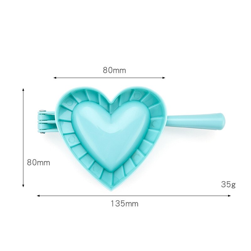 Portable Kitchen Dumplings Mold Heart Butterfly Flower Model Maker Tool DIY Dough Press Dumpling Pie Ravioli Baking Accessory: H05