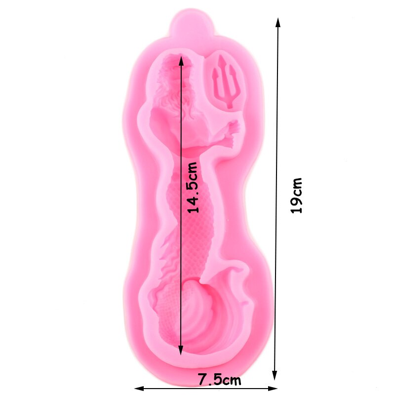 Moule Silicone Sirène 897 – Pour Savon, Argile, Résine, Pâte à Gâteau