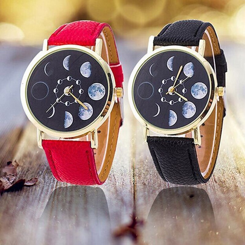 Moon Phase Serie Armband Horloge Vrouwen Horloge Mode Persoonlijkheid Vrouw Horloge Casual Quartz Horloge Vrouwen Horloge