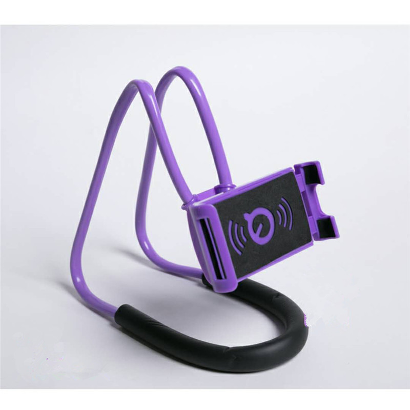 Flexibel mobiltelefonhållare hängande hals lazy halsband surfplatta hållare ställ för mobiltelefon surfplattor för iphone huawei xiaomi: 05