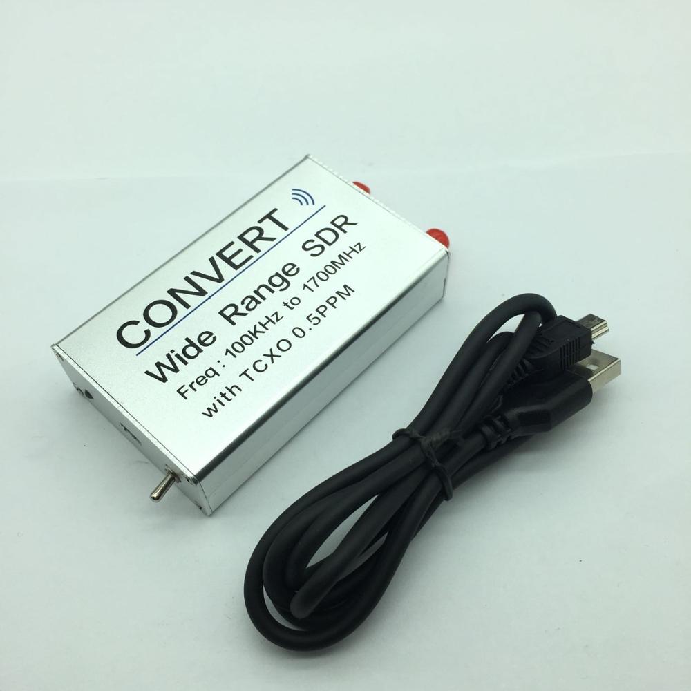 100KHz-1.7GHz VHF UHF Full Band RTL.SDR+UpConverter SDR USB Tuner Receiver NFM FM DSB LSB CW