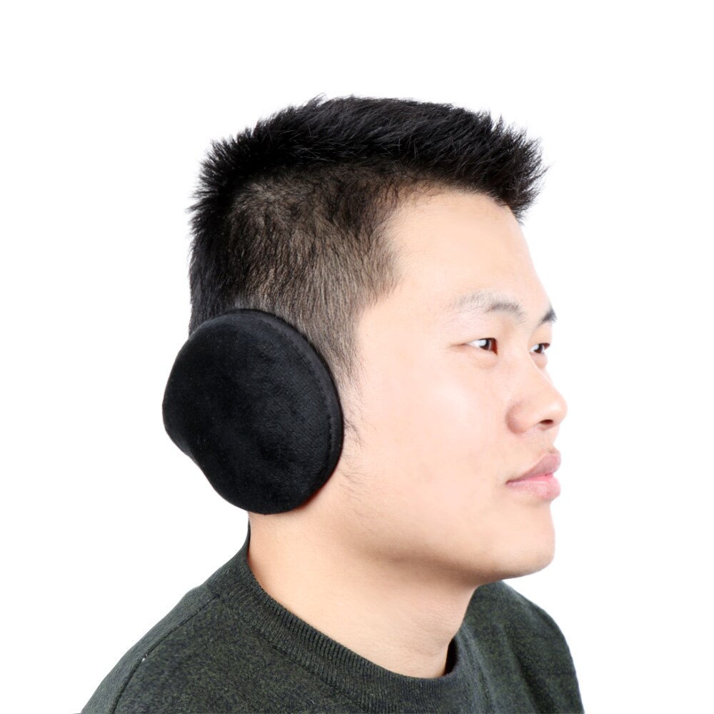 dla obu płci nauszniki czarne nauszniki polarowe nauszniki zimowe nauszniki męskie damskie za wygodnym ciepłym nausznikiem