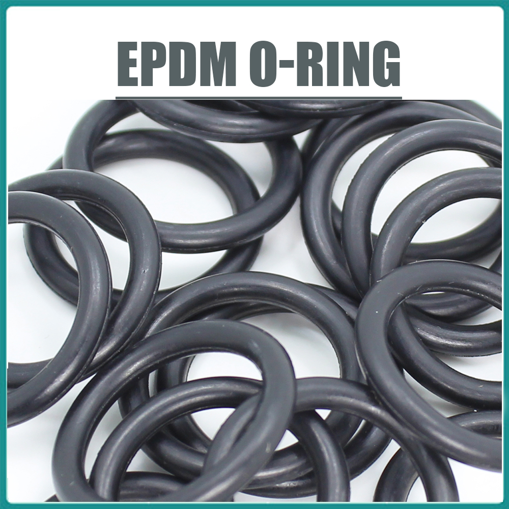 5 Stück EPDM Gummi O-Ring Dichtungen 2.5 mm X 120 mm, O Ringe Dichtungsscheibe Schwarz