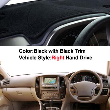 KEYOOG Dashboard Cover Dash Mat Fit For 2006-2001 Le-xus LS430 (for Left Hand Drive),Car Dash Board Mat Anti-Glare Carpet,Non-Slip Pad Sunshield Protector (Flannel - View #5