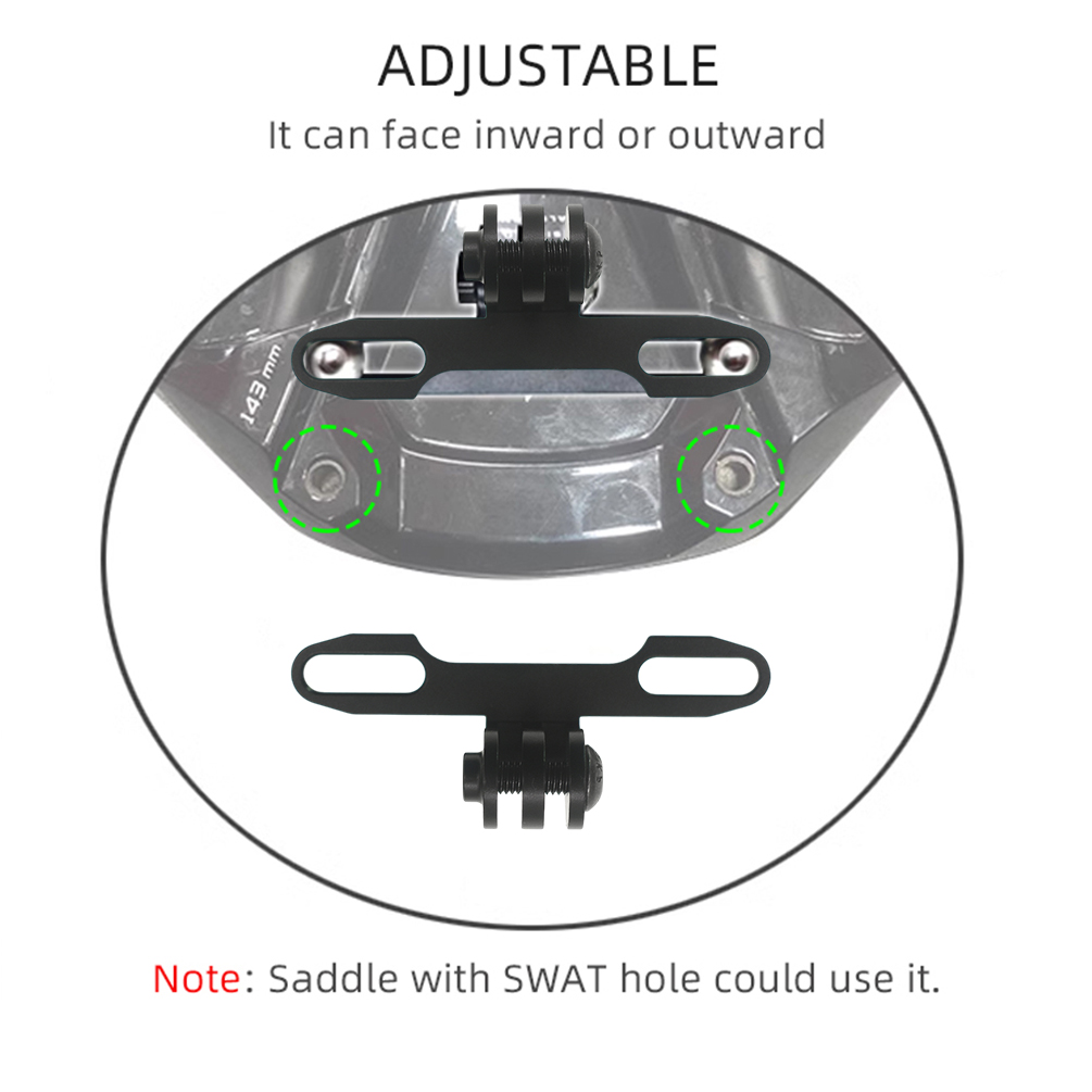 Twtopse Fiets Achterlicht Mount Voor Gespecialiseerde Zadelkussen Power Romin Toupe Swat Gat Fit Gopro Fietsen Fietsenrek Beugel
