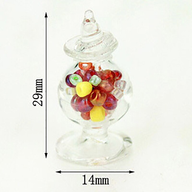 1:12 doll house Miniature Mini Candy Bottles doll house Kitchen Accessories
