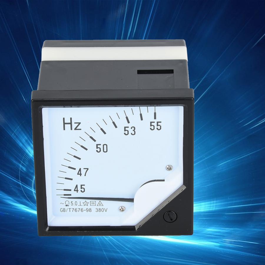 Frequenz Zähler Platz Tafel Frequenz Meter 45-55Hz AC 380V 1,5 Hohe Genauigkeit Frequenz Tester Frequenz Meter