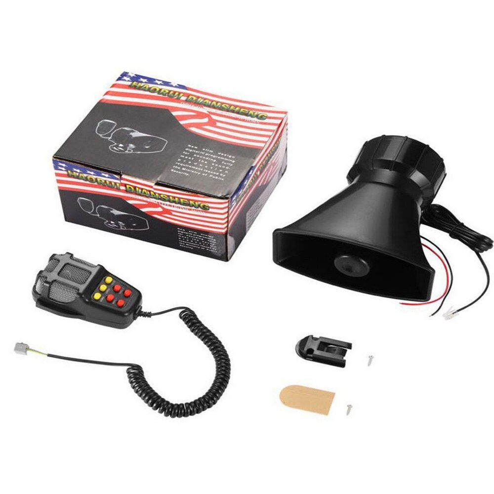 115db 12v auto claxon 7 tonen luide claxon luidspreker motorfiets super luide megafoon