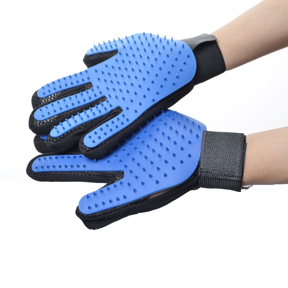 Kat Grooming Deshedding Borstel Handschoen Touch Hond Efficiënte Back Massage Vacht Wassen Baden Kam Huisdier Borstel Baden Handschoenen