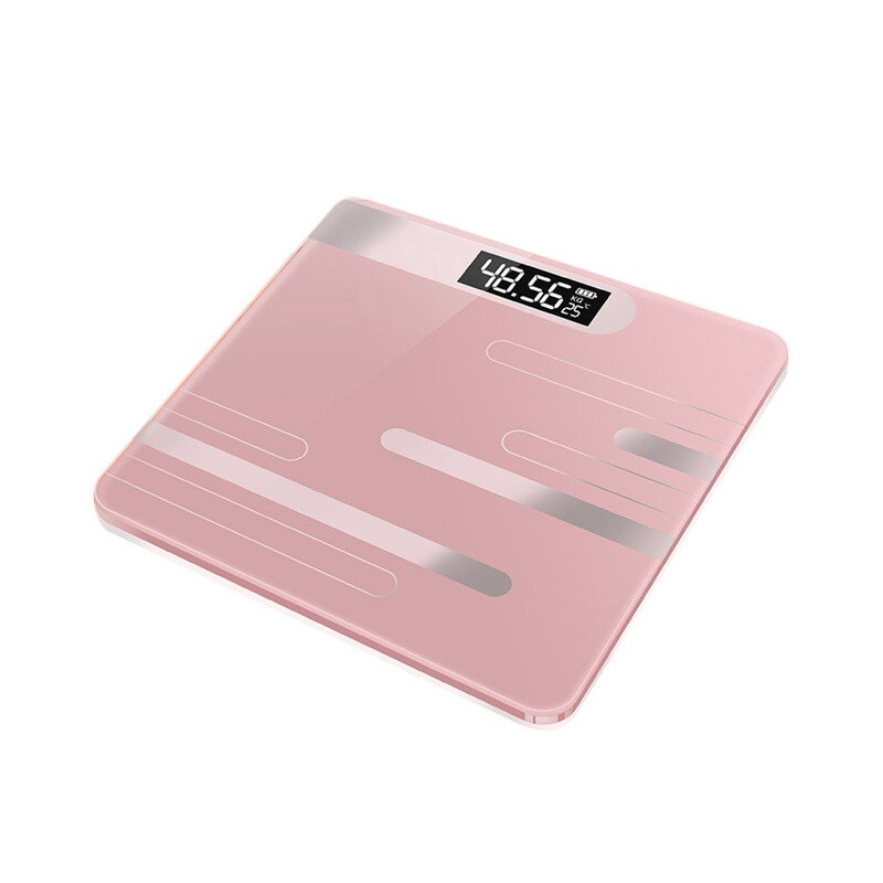 Body Weighing Scale Smart Body Scales LCD Display Glass Digital Weight Scale Bath Scale Electronic Floor Scales Health Balance: 5