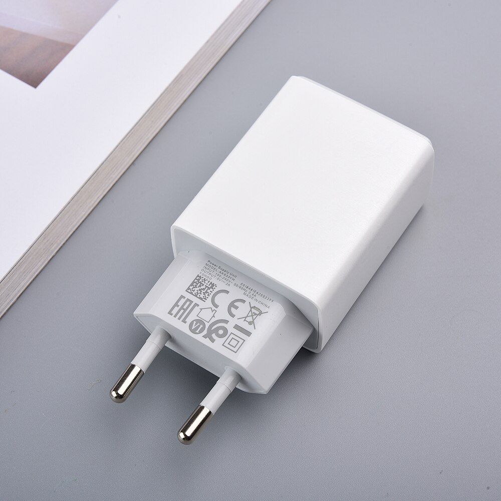 Realme 5 v 2a ladegerät micro-usb typ-c kabel eu-stecker 100cm datenkabel für realme  x2 x3 pro  x50m c3 5 6 7 3i v3 oppo reno 2 3 redmi: Nur eu-ladegerät