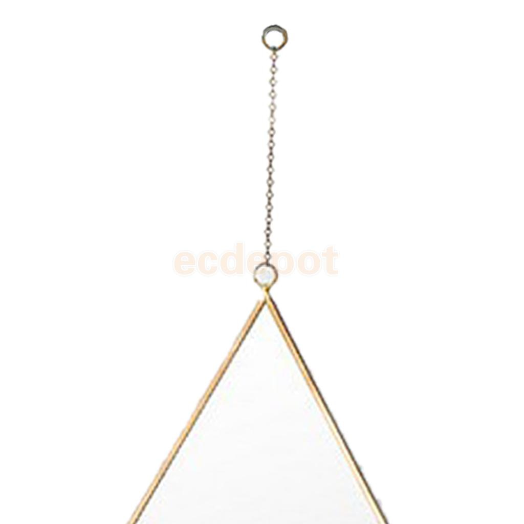 Glass Glamour Dressing Table Vanity Make Up Mirror Bathroom Wall Hangings, with Hanging Strap, Girls