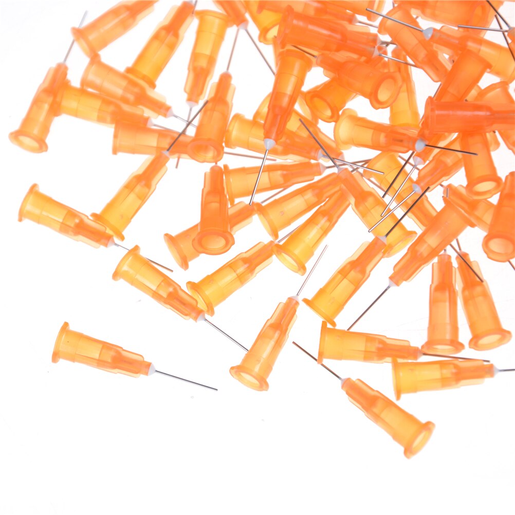 100 pièces/ensemble Pâte À Souder Colle Adhésive Liquide Aiguille De Distribution Flux De Soudage Pour Les Outils De Soudage