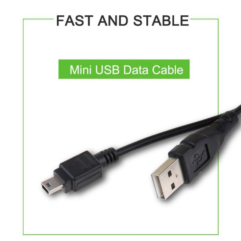 0.8m mini usb kabel mini usb til usb hurtig datalader kabel 5 pin b til  mp3 mp4 spiller bil dvr gps digitalt kamera