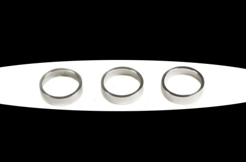 Aluminium Bezel Voor Climatronic Dial-Set van 3 Ringen zilveren kleur-voor VW Golf Jetta MK5, passat B6 EOS Scirocco Tiguan