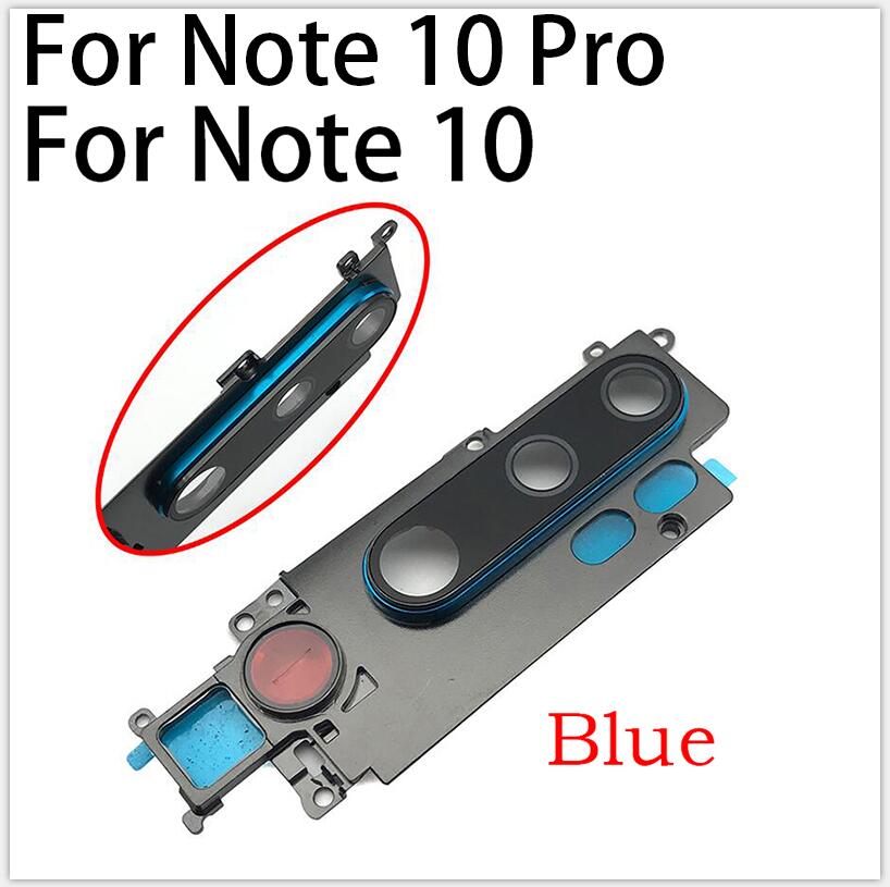 Nowy dla Xiaomi Mi Note 10 Pro tylna kamera wymiana obiektywu szklanego dla Redmi Note 7 8 Note7 Note8 Pro: Note 10  Blue