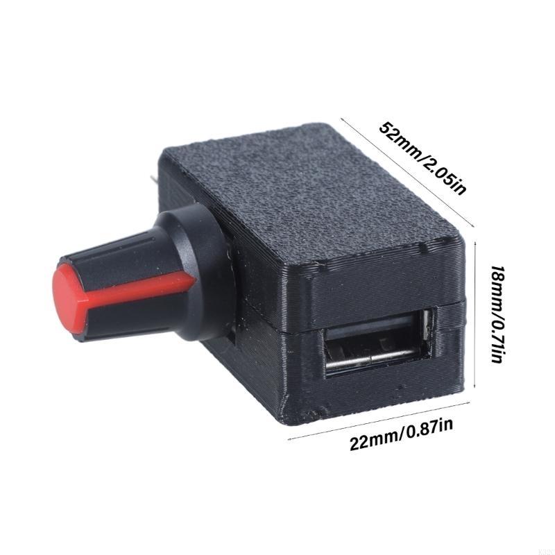 K32C USB -Lüfterschritt -Speed ​​-Controller, 5 -V -Leistungsregler mit einstellbarem Schalten