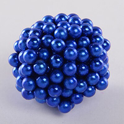 Anti-Stress Giocattoli Per Adulti Infinity Cubo Antistress Definito 5mm216 PCs Variabile BuckBalls Multi-color FAI DA TE Giocattoli: Dark blue