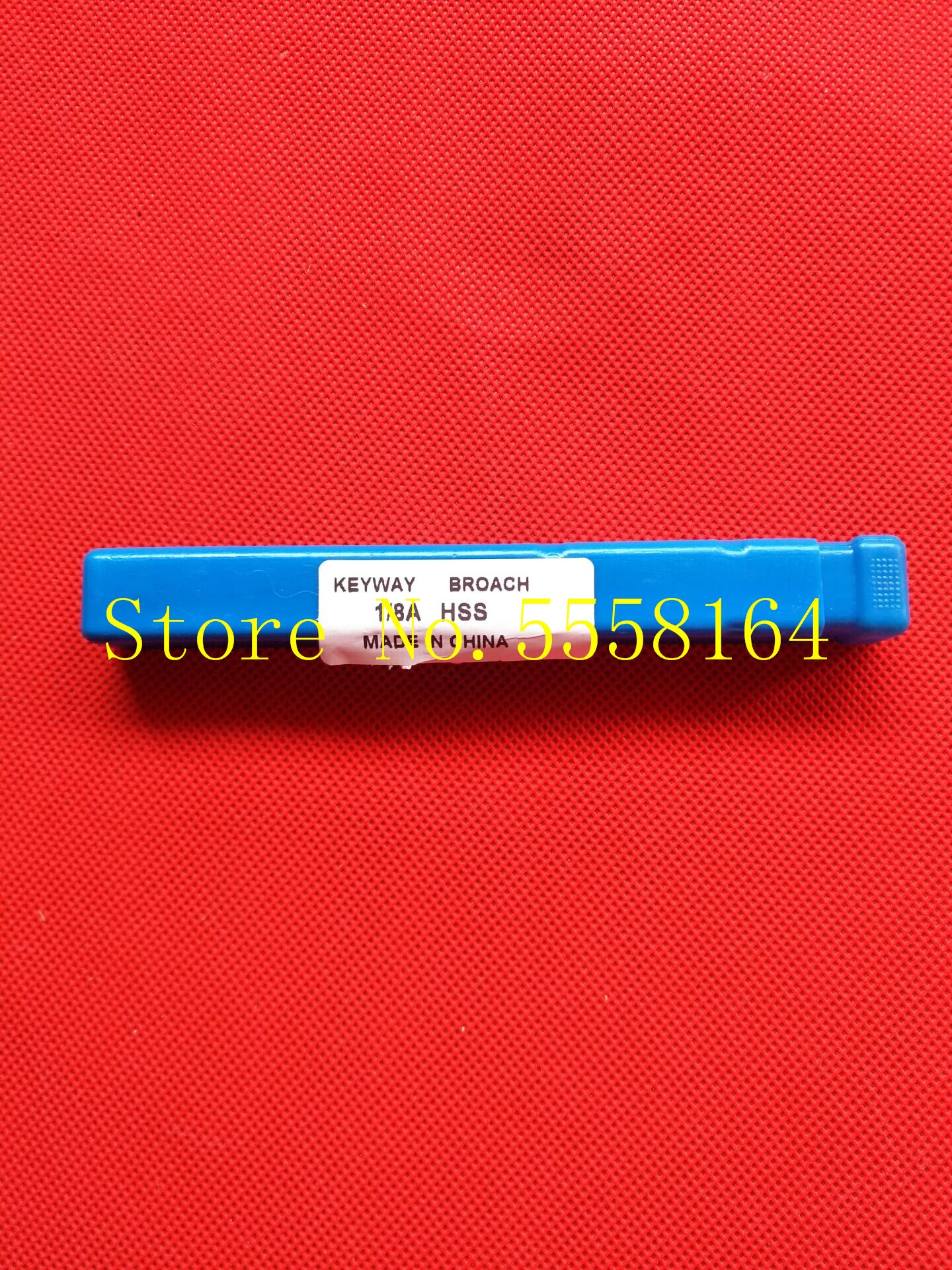 Keyway-brocha de acero de alta velocidad tipo A, herramienta de corte HSS para máquina brochadora CNC, buena metalúrgica, 1/8 pulgadas