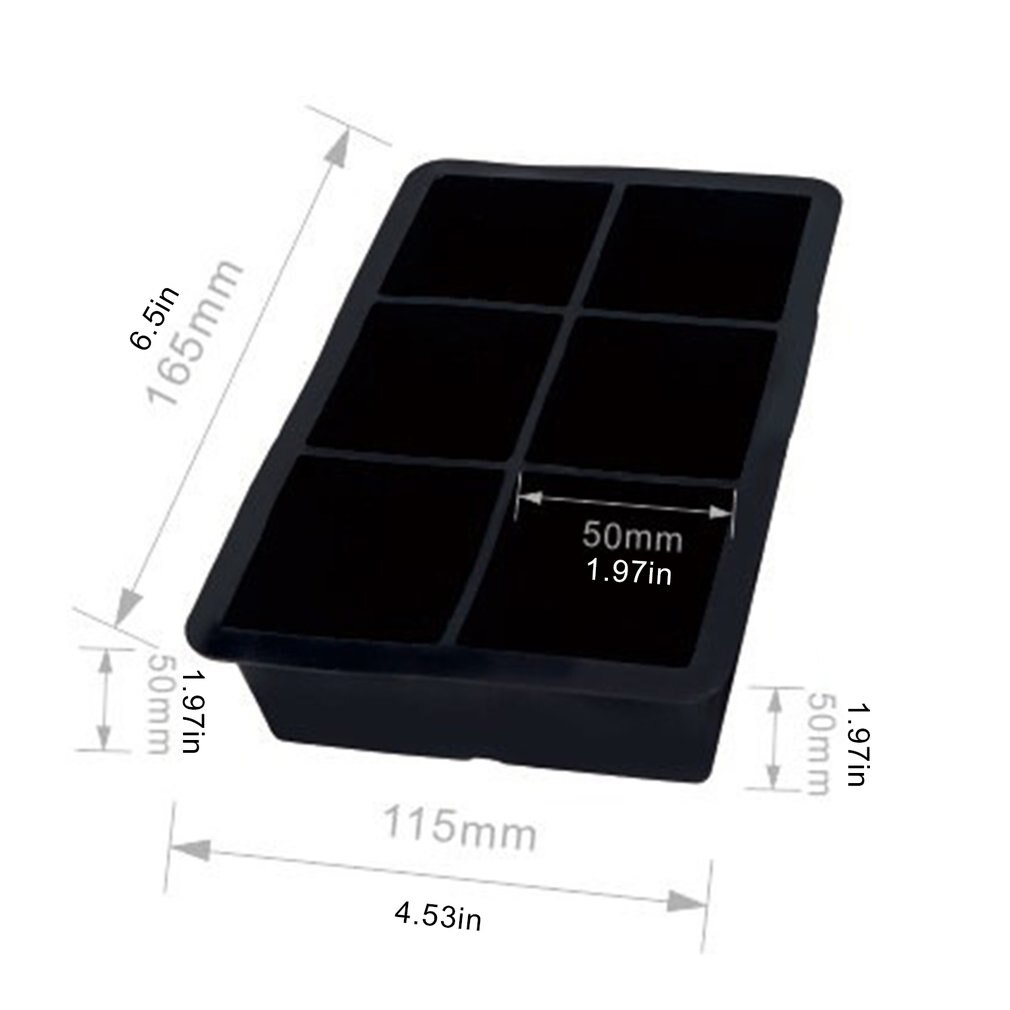 6-hole ice hockey silicone king ice lattice 6 lattice ice lattice ice hockey set with lid combined ice box