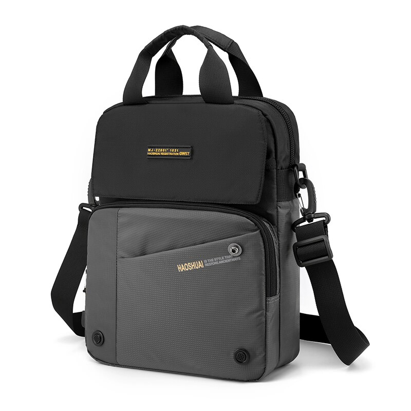 Bolso hombres mannen tas tasche herren schoudertas hombre tas saccoche homme bandouliere bolsos para hombre de bandolera: Gris