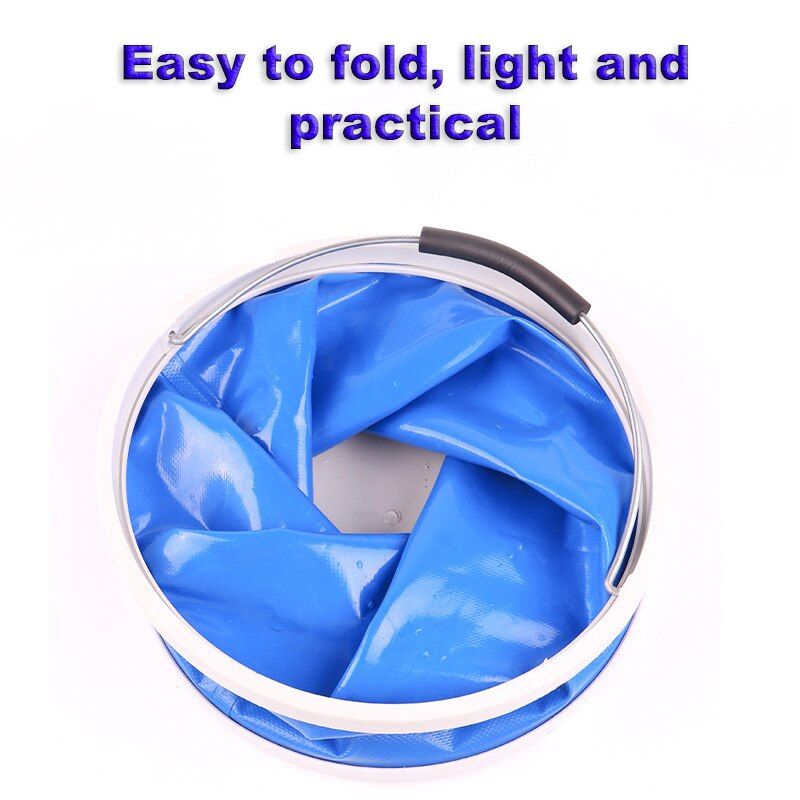 Portable Car Wash Clean Large Bucket Thickening Folding Multi-Function Car Home Outdoor Camping Fishing Storage Container