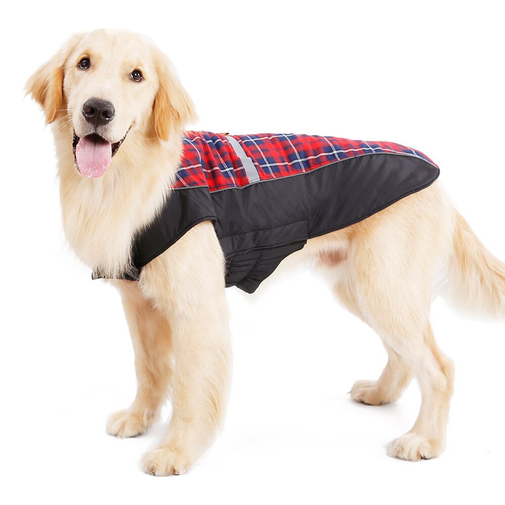 Pet Dog Warm Jacket Winter Cold Protection Pet Supplies Reflective Waterproof Winter Pet Jacket Windproof Small and Medium-sized: HYL2011240203