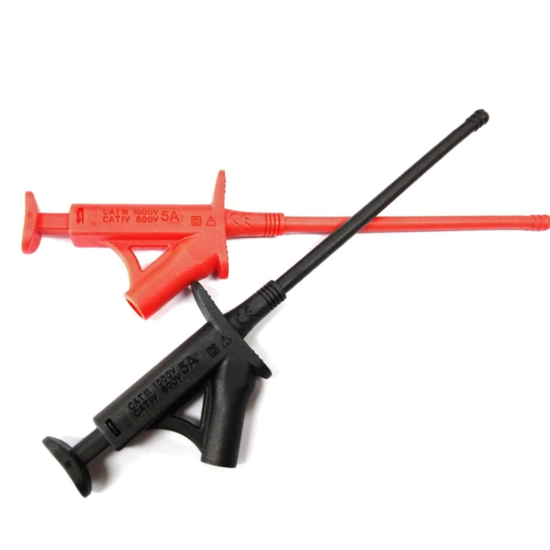 Flexibele Test Haak Clip, Ic Test Clip Grabbers Probe Jumper, Hoogspanning Clip Geïsoleerde Voor Automobile Inspectie