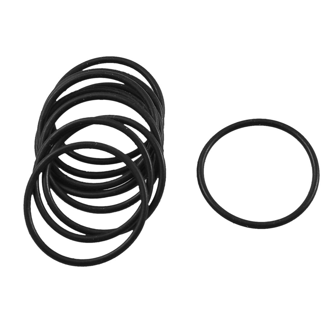 Uxcell 10 Pcs 1.5mm Black Rubber Oil Filter O Ring Seal Gaskets Id 18mm 19mm 20mm 21mm 22mm 25mm 27mm 28mm