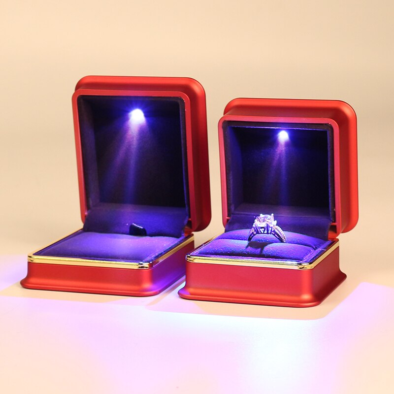 Style Luxury Hight-end Plastic Wedding Ring Box Ne... – Vicedeal