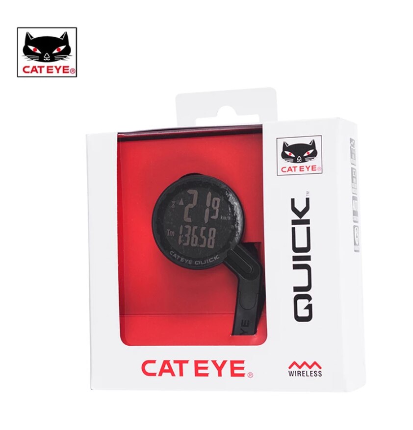 CATEYE Fahrrad Computer CC-RS100W Bike Analog Drahtlose Tacho Radfahren Wasserdichte Stoppuhr Integrierte Out Front Halter