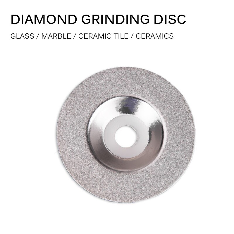 Disco de corte de piedra de diamante de 4 pulgadas, disco de molienda de oro, cuchillas de rueda, herramienta rotativa utilizada para moler piedra de vidrio, discos de diamante