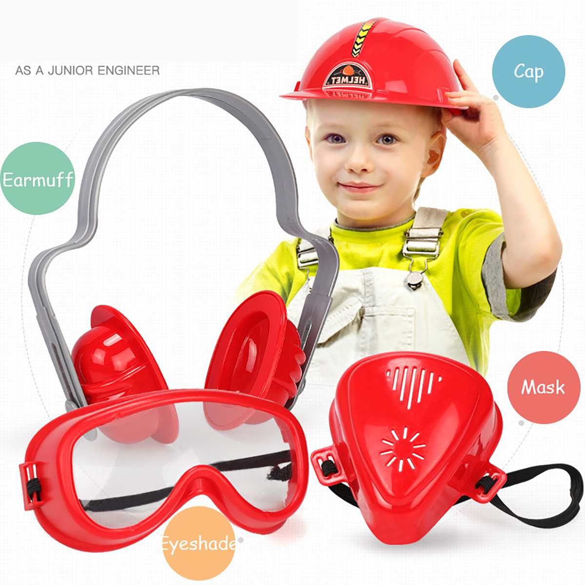 freundlicher Werkzeugkasten Ingenieur Simulation Reparatur Werkzeuge Spielzeug Ax Zimmerei Bohrer Schraubendreher Reparatur Bausatz Spielen Spielzeug einstellen für freundlicher