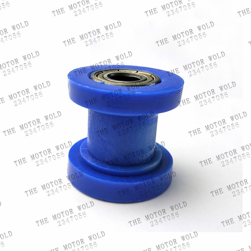 7 colors Motorcycle motorbike 10mm Chain Roller Tensioner Pulley wheel guide 125 XR CRF 50 KLX110 Thumpstar: blue