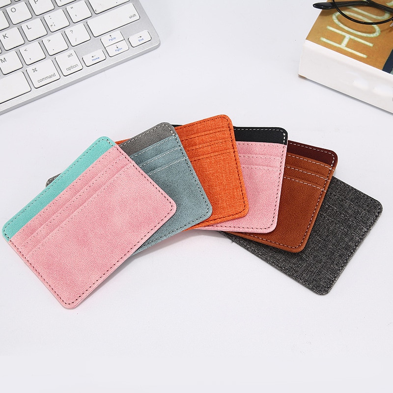 Multi Slot Card Holder Slim Bank Credit Card ID Cards Coin Pouch Case Bag Wallet Organizer Women Men Thin Business Card Wallet