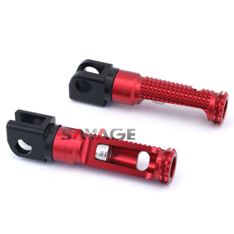 Reposapiés delanteros para motocicleta, pedales para moto KAWASAKI Z900 Z650 VERSYS-X 300 250 KLZ 1000 KLE 650 VERSYS NINJA H2
